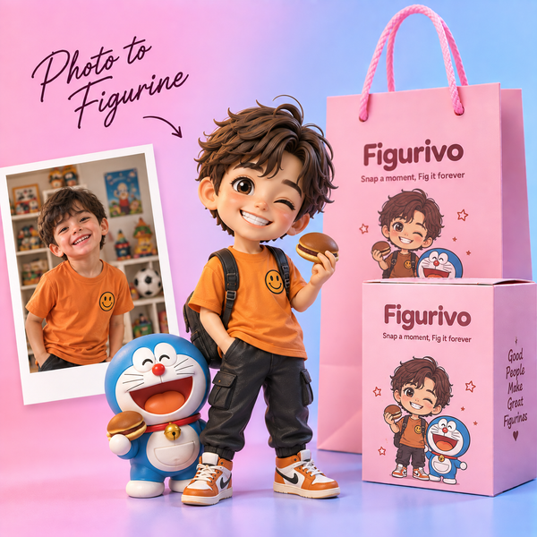 Doraemon-Style Custom Figure