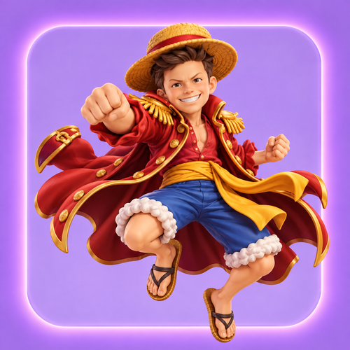 One Piece-Style Custom Figure