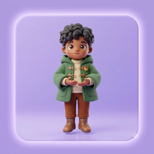 Pixar-Style Custom Figure