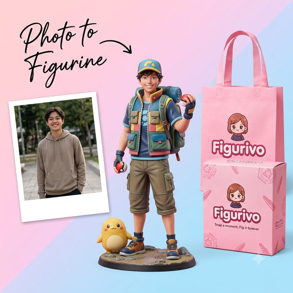 Pokemon Trainer-Style Custom Figure