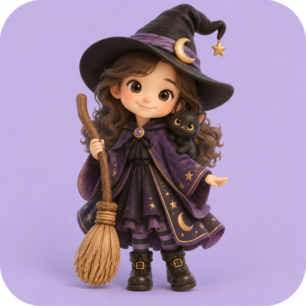 Witch Custom Keychain