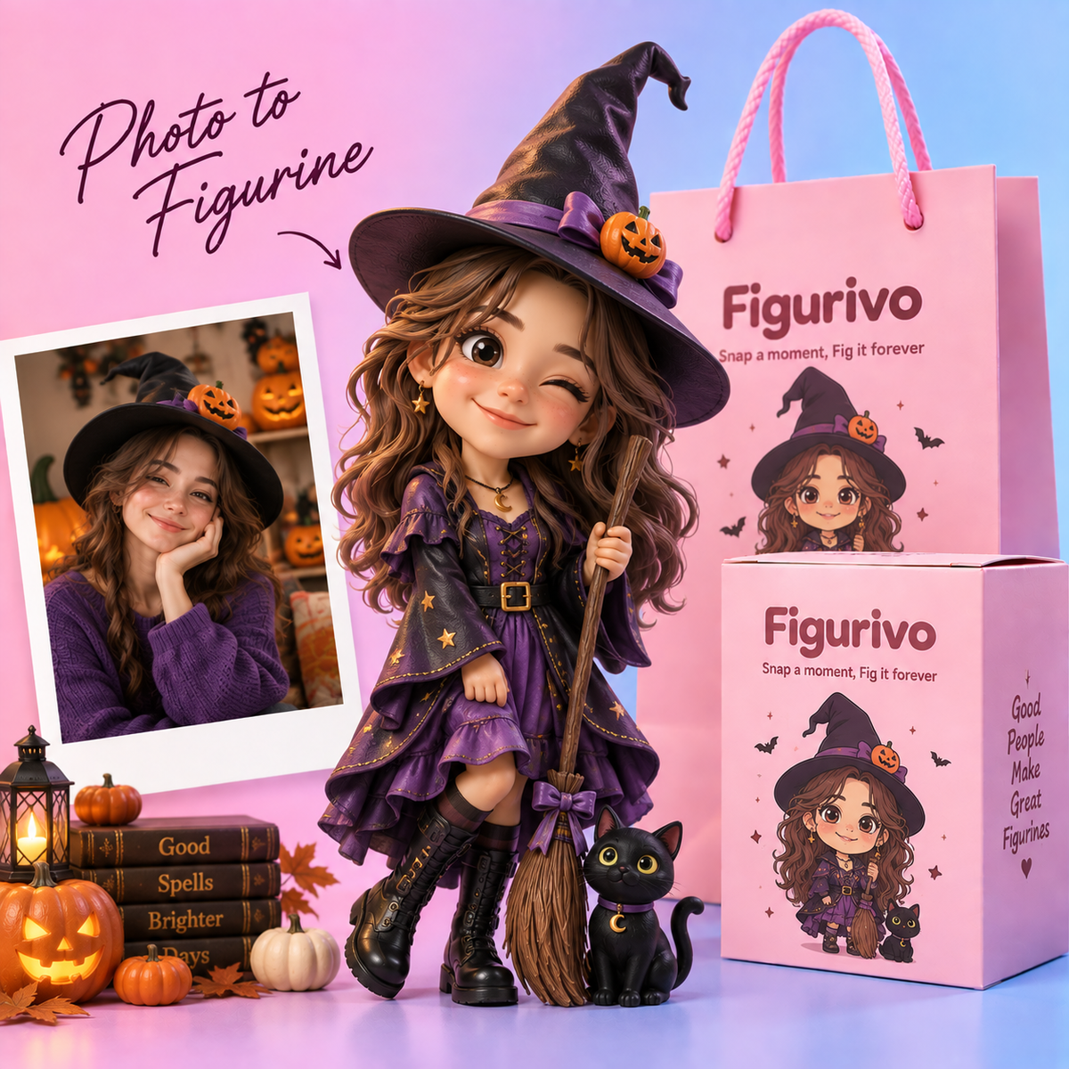 Witch Custom Keychain